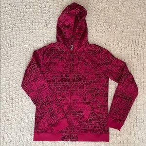 Under Armour coat/jacket zip-up hoodie, MEDIUM